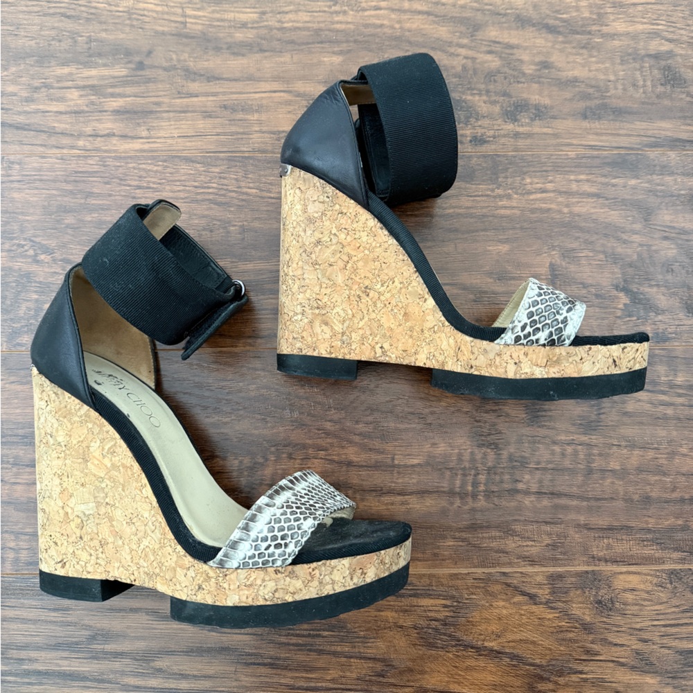Jimmy Choo Wedge Heel Sandals
